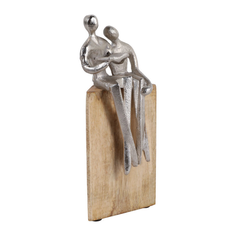 10x4" Couple On Wood Base image number 1