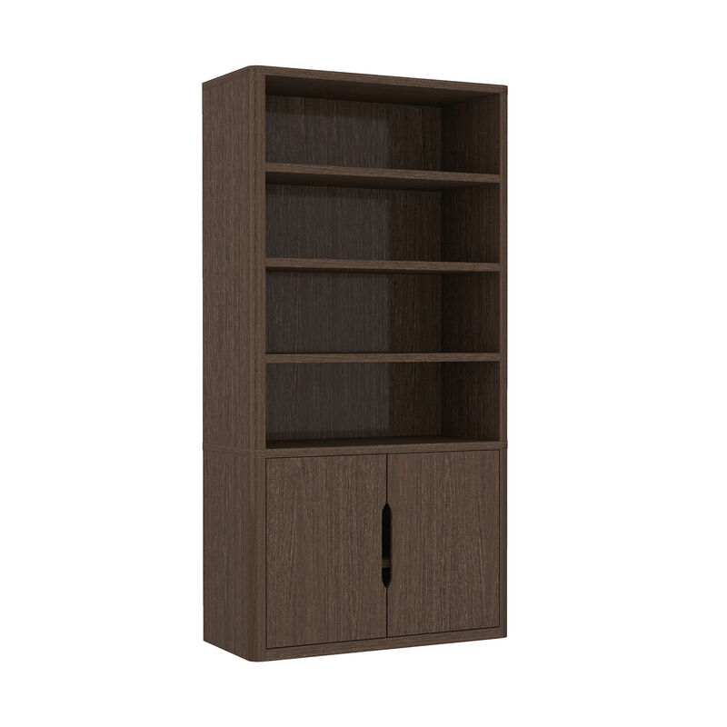 Rivington Brown Bookcase Cabinet (Set of 3)