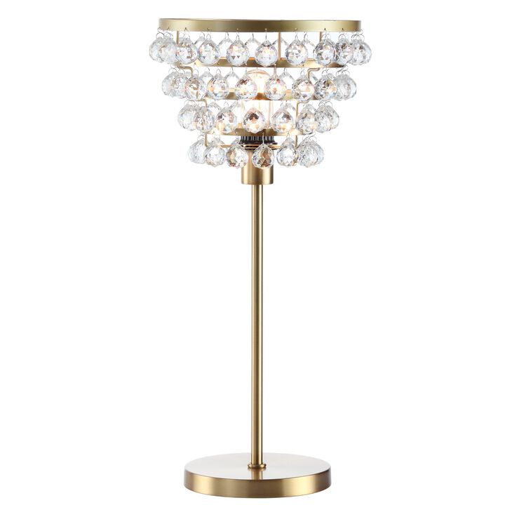Buckingham Crystal/Metal Table Lamp