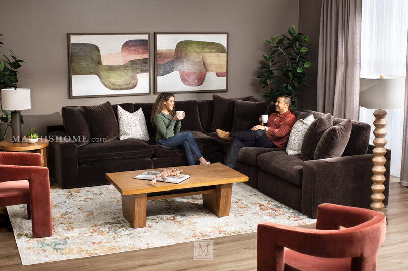 Maxton Heights 5-Piece Sectional image number 6