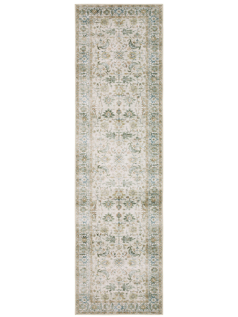 Charleston 2' x 8' Ivory Rug image number 0