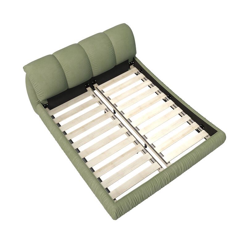 Merax Luxury Upholstered Platform Bed
