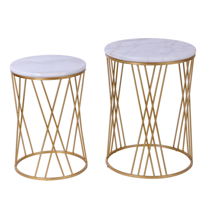 Marble Round Tables