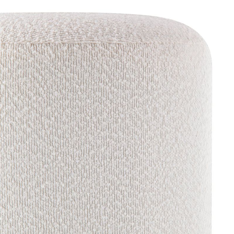 Renwil Corbin Ottoman In Cream Color