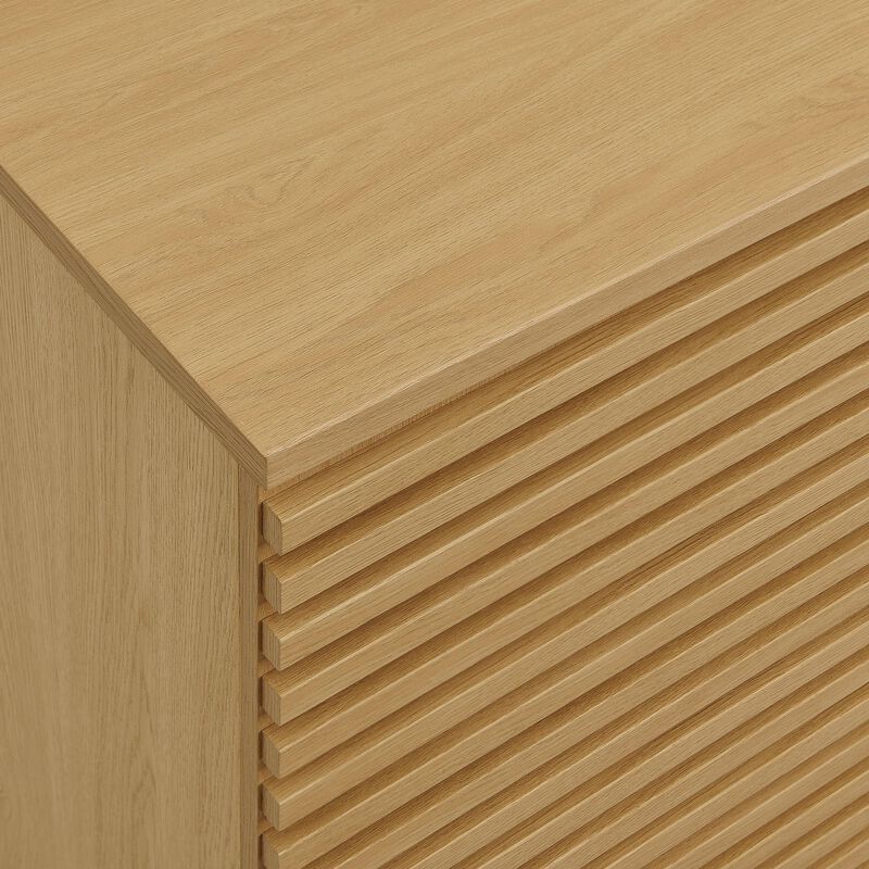 Render 35" Fluted Accent Cabinet in Walnut image number 8