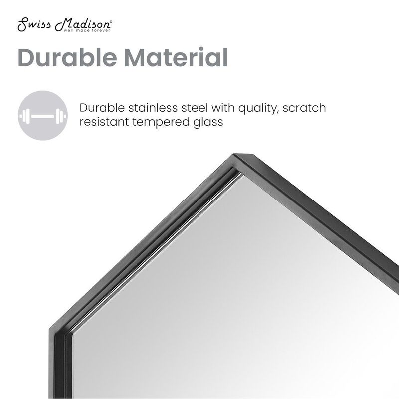 Annecy 19" Vanity Mirror in Phantom Black image number 3