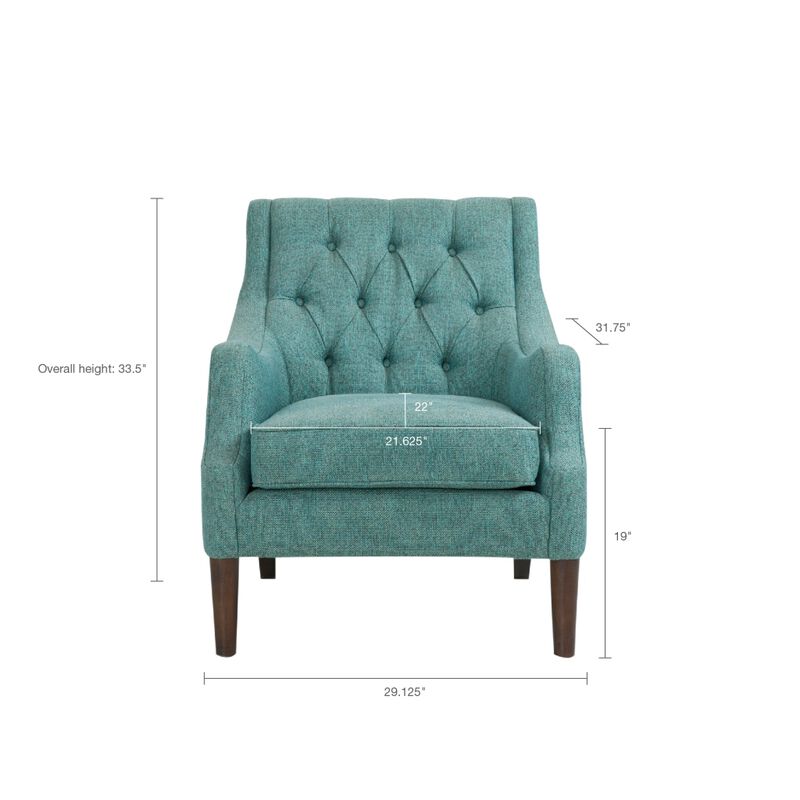 Streamdale Qwen Button Tufted Accent Chair