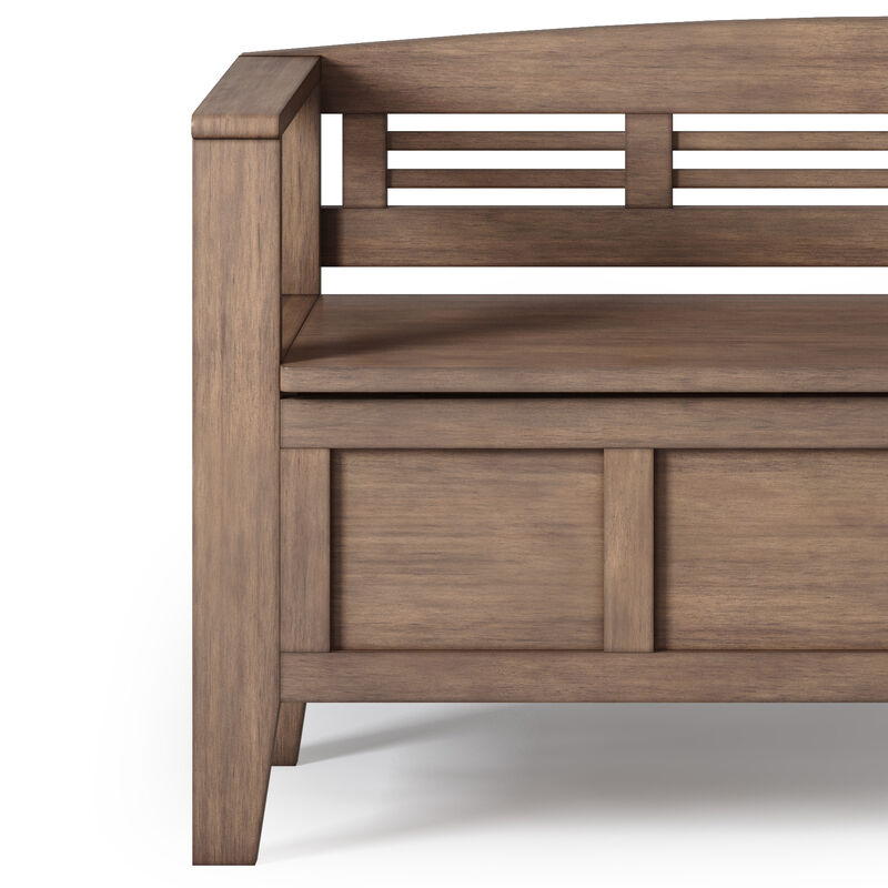 Simpli Home Adams Entryway Storage Bench image number 5