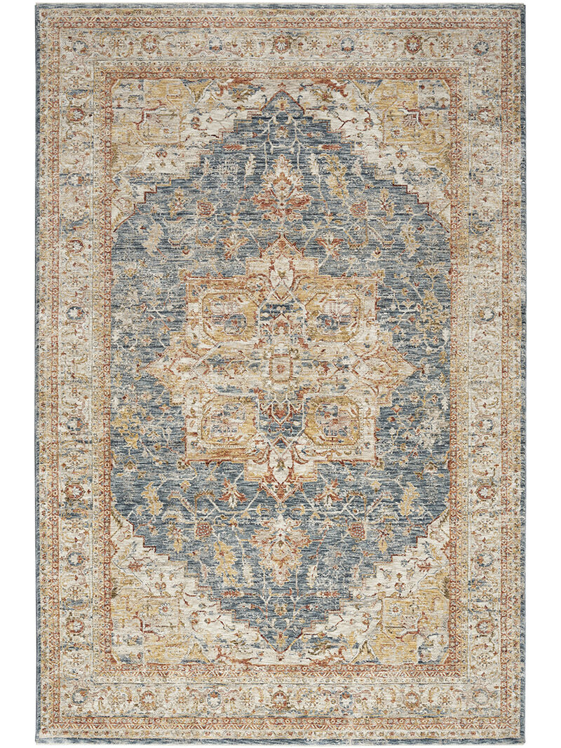 Sahar SHR06 Ivory/Blue 9'3" x 12'7" Rug