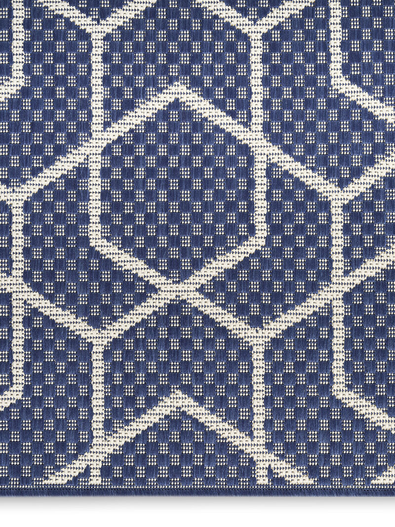 Horizon Indoor/Outdoor HOZ01 Navy 4' x 6' Rug