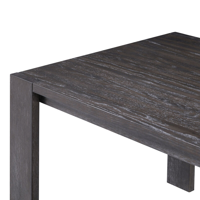 3-piece Farmhouse Style Simple Dining Set, Dining Table and 2 Benches, for Dining Room, Kitchen and Living Room (Natural Wood Wash)