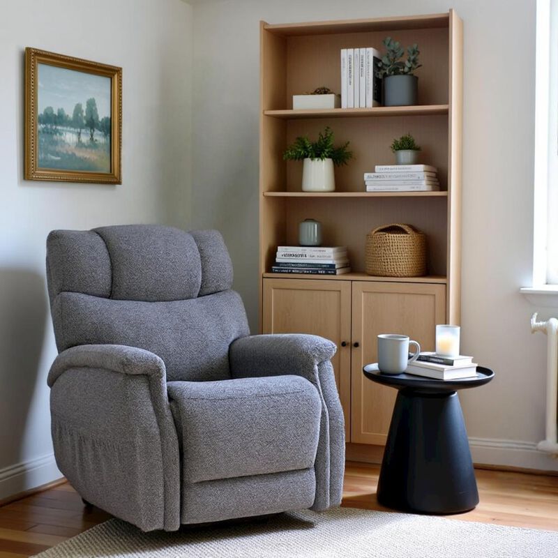 Starlight Canyon Home Dark Gray Power Lift Recliner Chair for Elderly with USB and Electric Recline