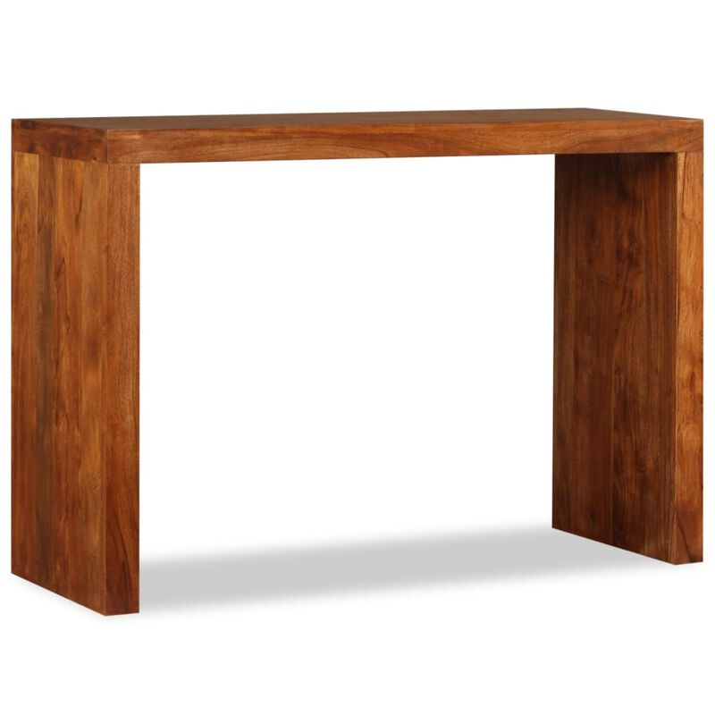 vidaXL Console Table Solid Wood with Sheesham Finish 43.3"x15.7"x30"