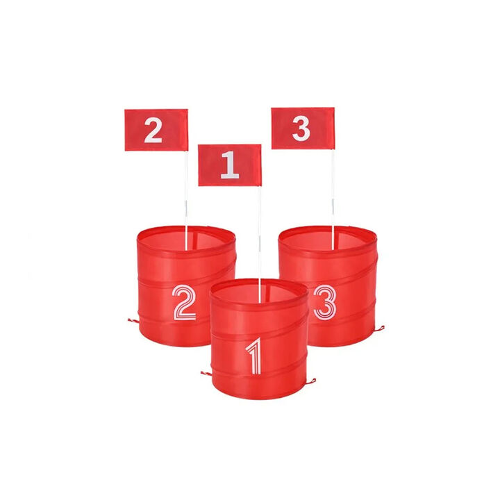 Backyard Golf Game Set, Hole Chipping Practice for Kids & Adults, Portable Outdoor