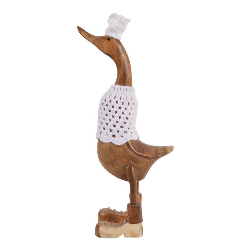 20x6" Teakwood Winter Duck image number 4
