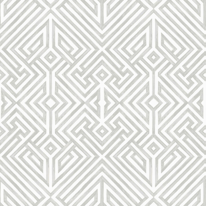 Lyon Silver Geometric Key Wallpaper