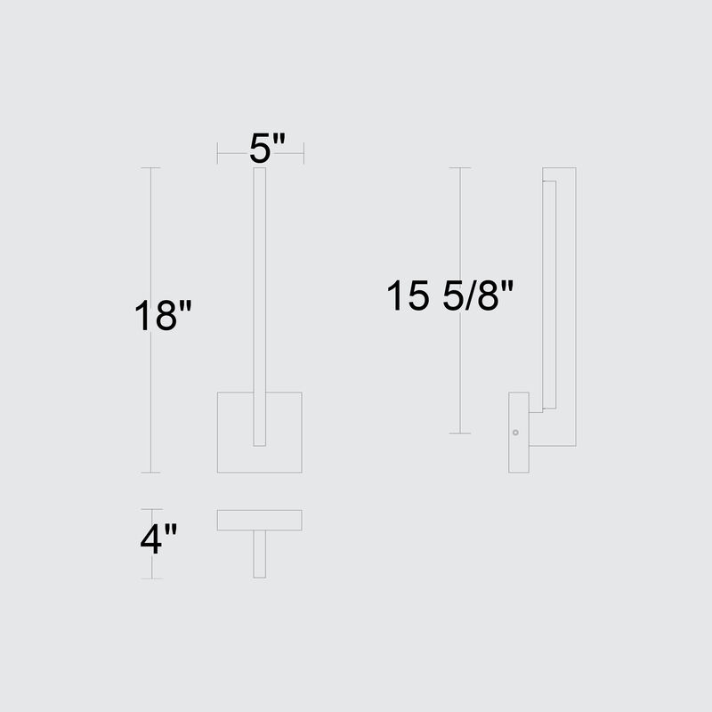 Lana 18 inch LED Wall Sconce image number 5