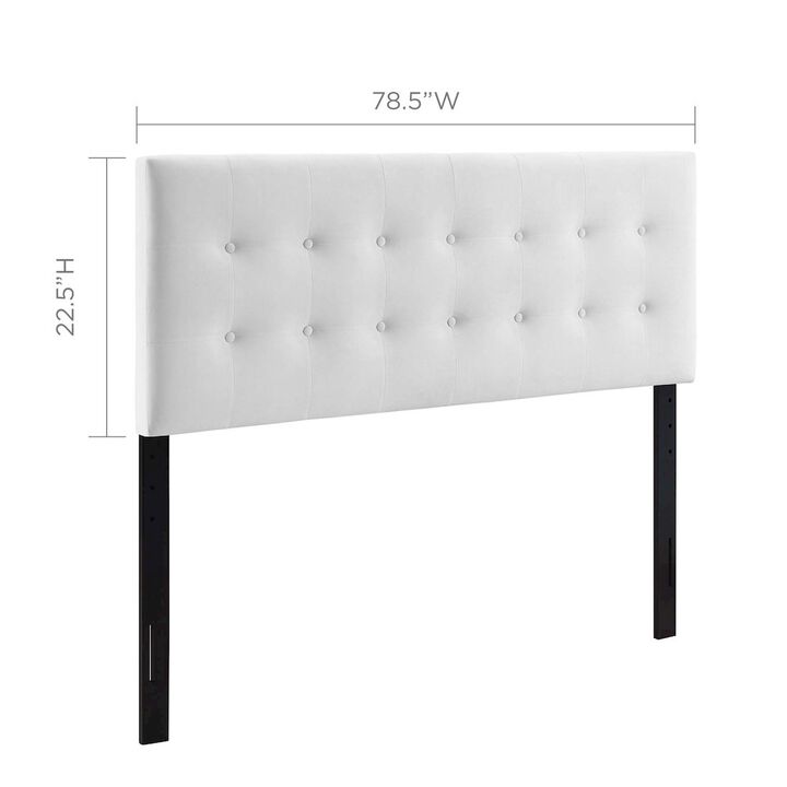 Modway - Emily King Biscuit Tufted Performance Velvet Headboard