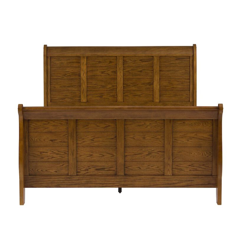 Liberty Furniture Grandpas Cabin Queen Sleigh Bed, Dresser & Mirror, Chest, Night Stand image number 3