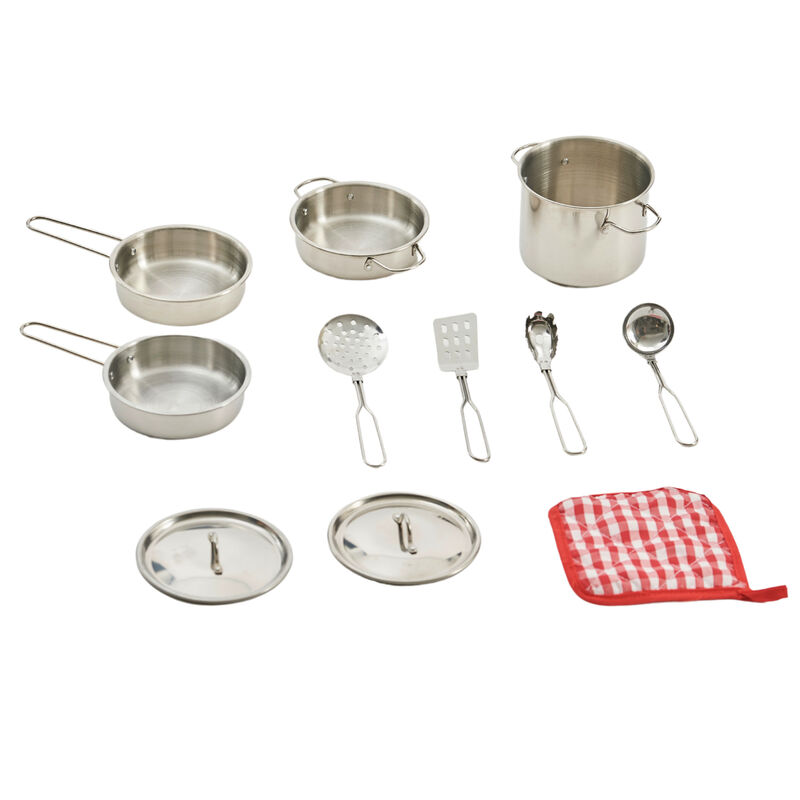 11-Piece Little Chef Frankfurt Stainless Steel Cooking Set image number 3