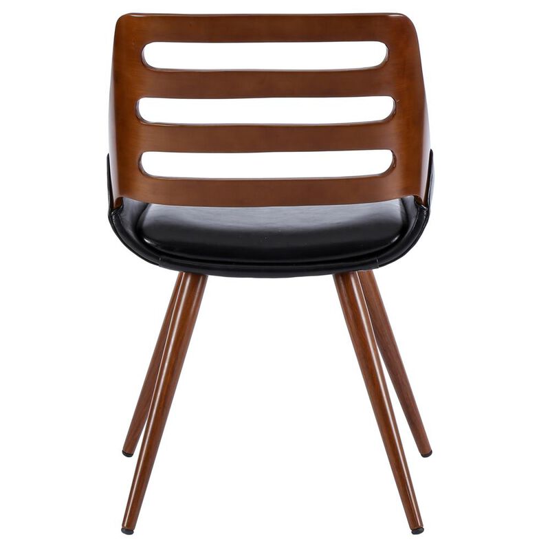 New Pacific Direct Shelton PU Leather Bamboo Chair
