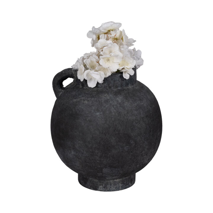 12" Bulbous Jug With Handle