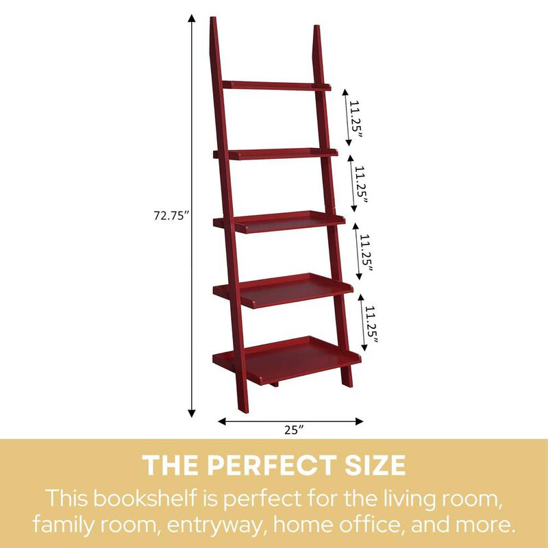 Convience Concept, Inc. American Heritage Bookshelf Ladder