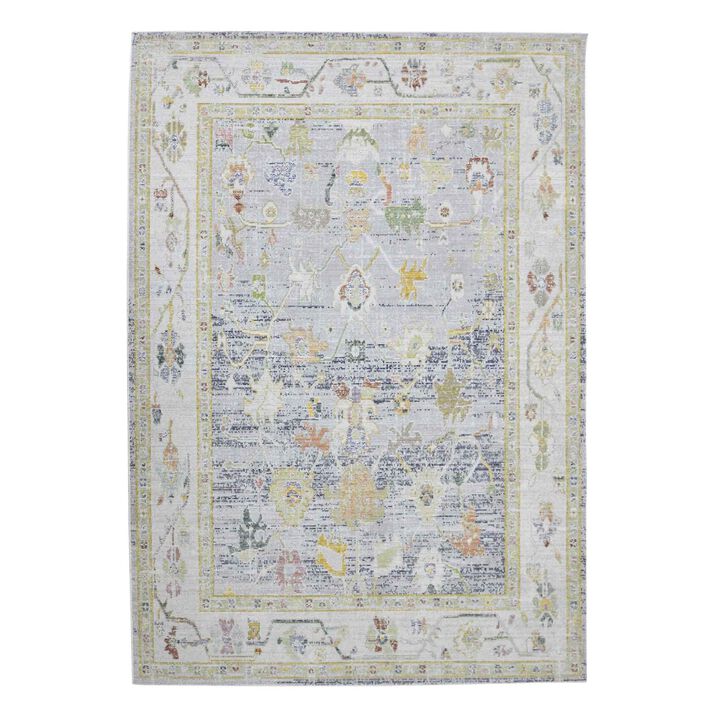 HomeRoots Floral Area Rug