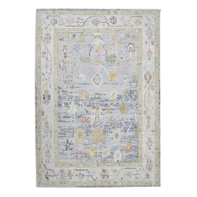 HomeRoots Floral Area Rug image number 0