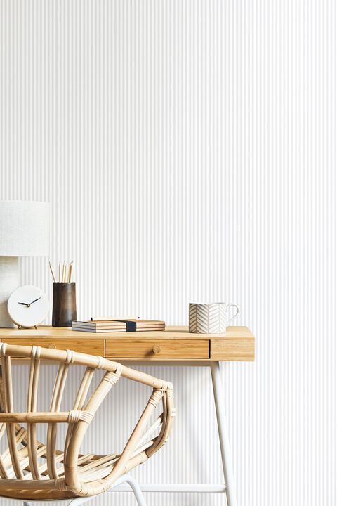 Smart Stripes 3 Shirt Stripe Silver Grey Wallpaper G68071