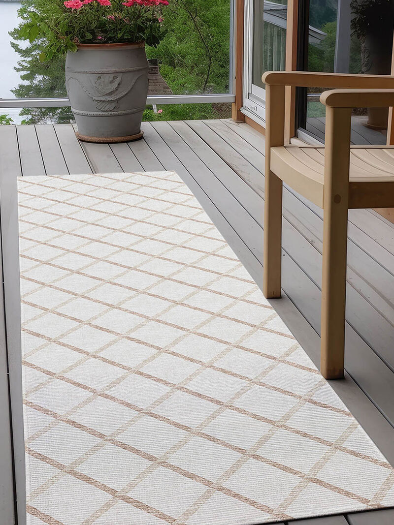 York YO1 Ivory 2'3" x 7'6" Rug