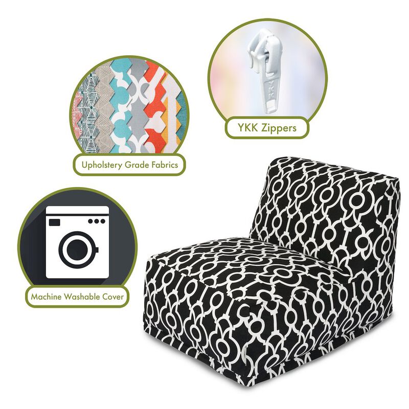 Majestic Home Goods Chair Lounger Athens Black