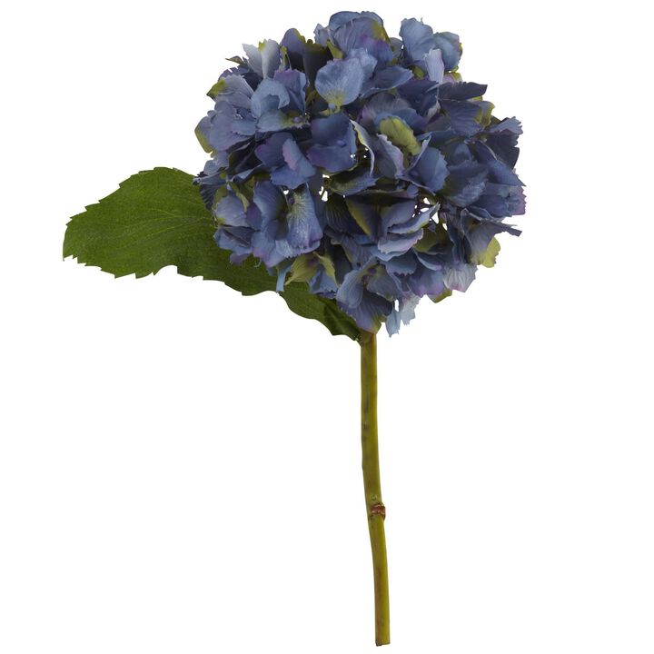 Nearly Natural 12-in Hydrangea Artificial Flower (Set of 12)