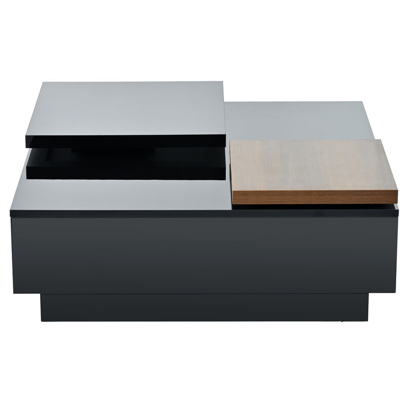 Merax Modern Square Wood Coffee Table