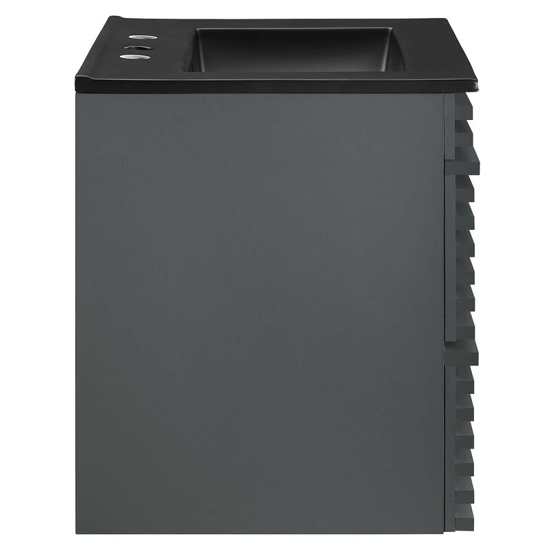 Render 24" Wall-Mount Bathroom Vanity image number 1