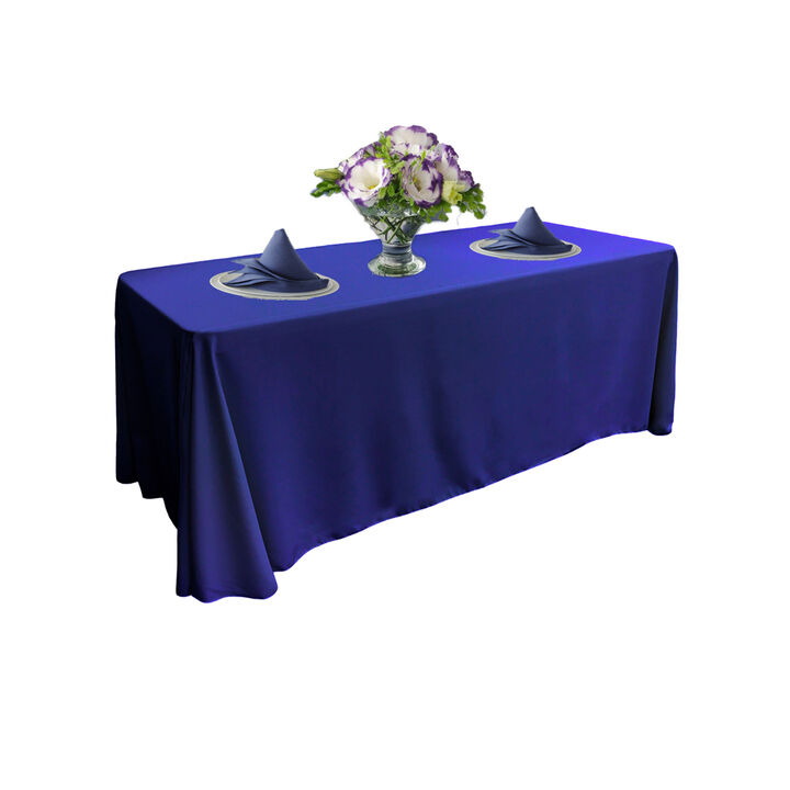 Polyester Poplin Tablecloth Rectangular Design for Dining, Weddings and Parties