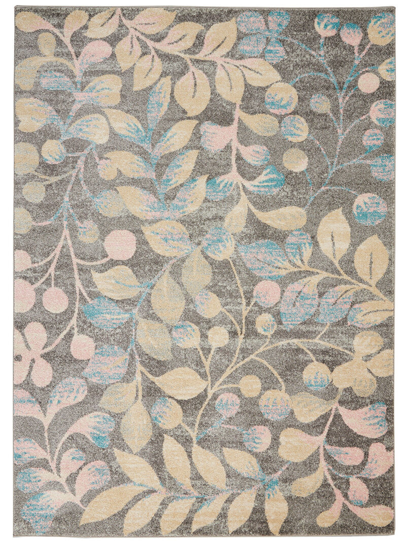 Tranquil TRA03 Gray/Beige 5'3" x 7'3" Rug