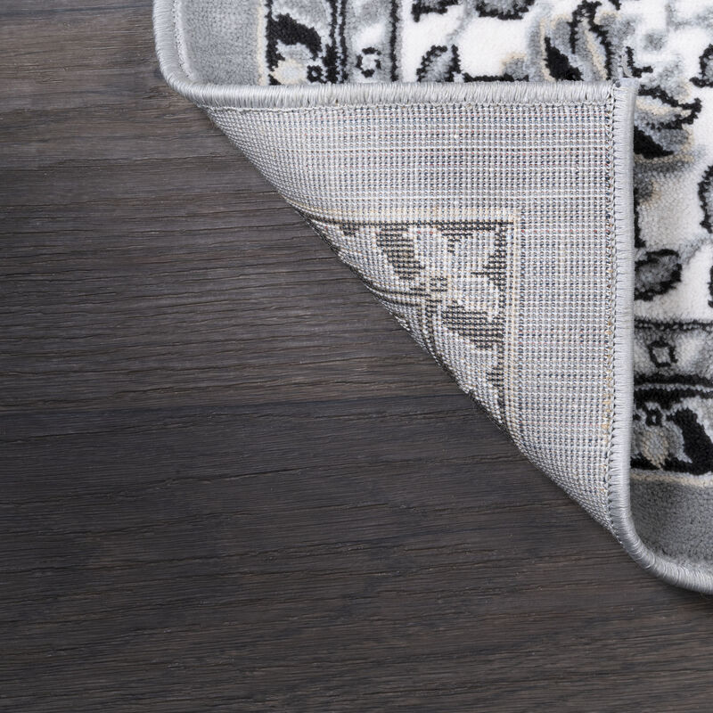 Palmette Modern Persian Floral Area Rug