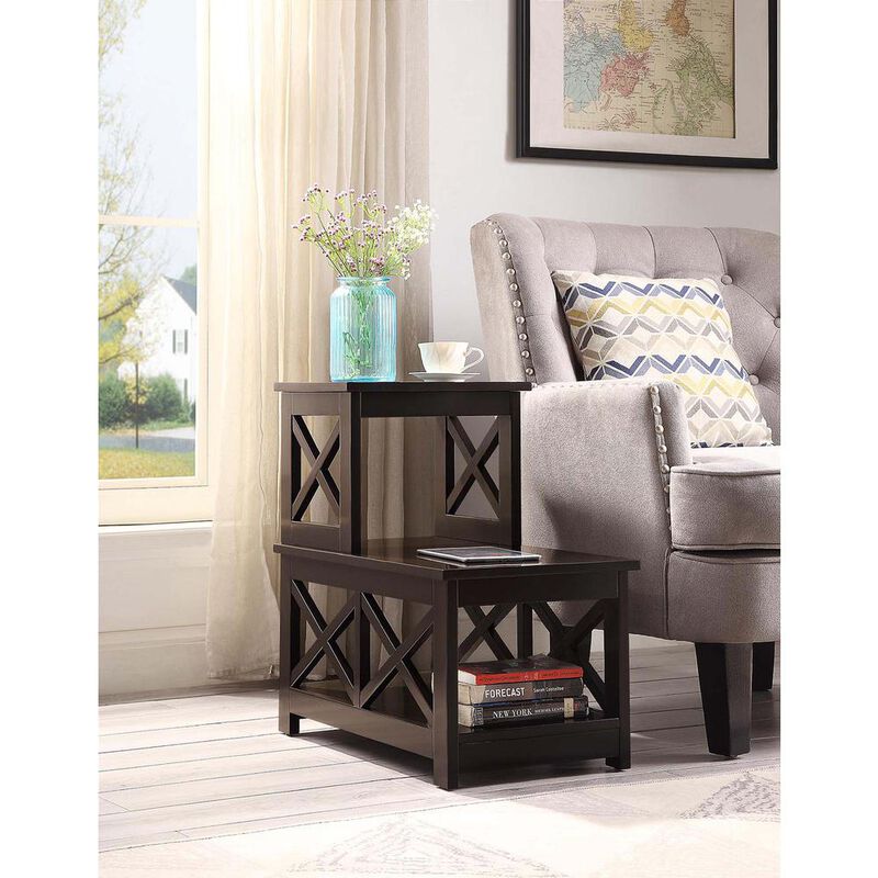 Convience Concept, Inc. Oxford 2 Step Chairside End Table