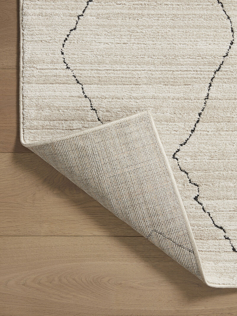 Darby DAR03 Sand/Charcoal 4' x 6' Rug