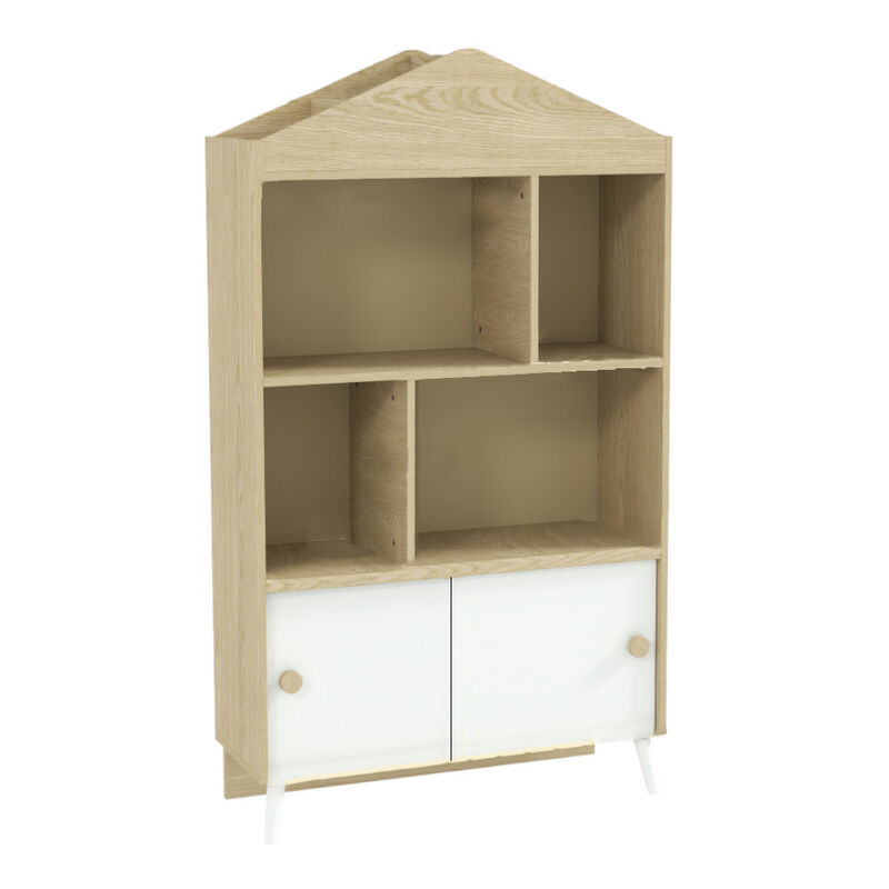 Kids Storage Cubby – Toy Organizer Shelf with Baskets for Bedroom, Playroom, or Classroom