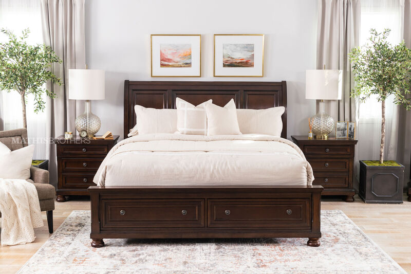 Porter Sleigh Bed with Storage image number 2