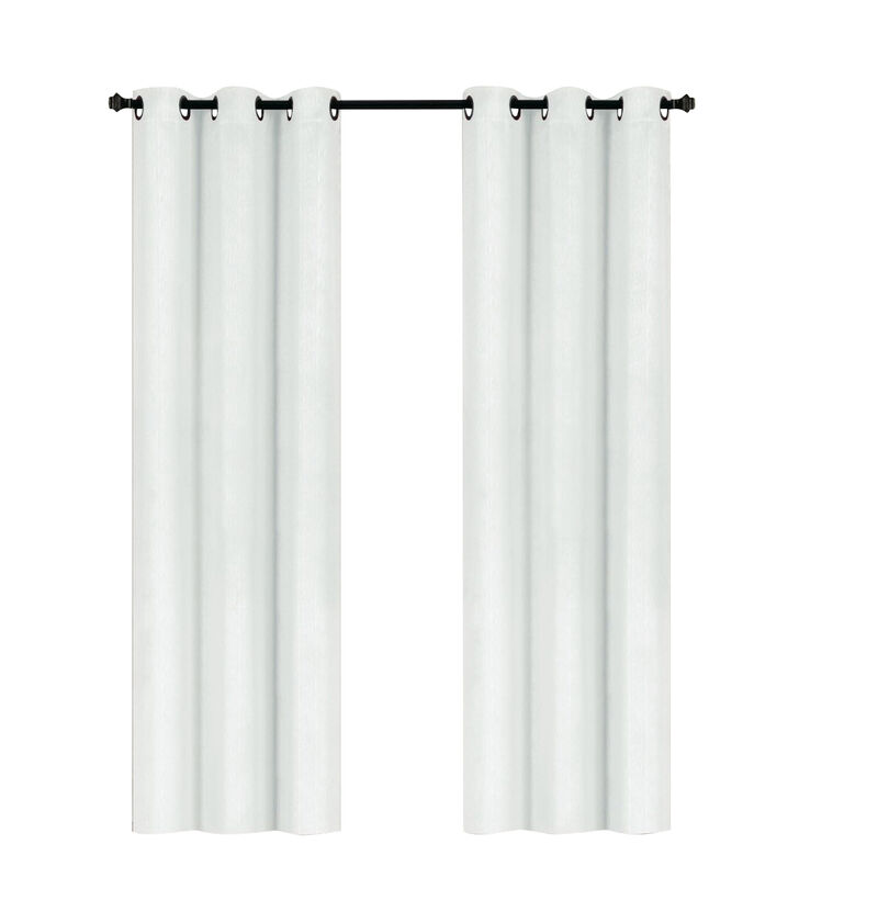 Solid Blackout Thermal Grommet Curtain Panels (Set of 2) image number 0