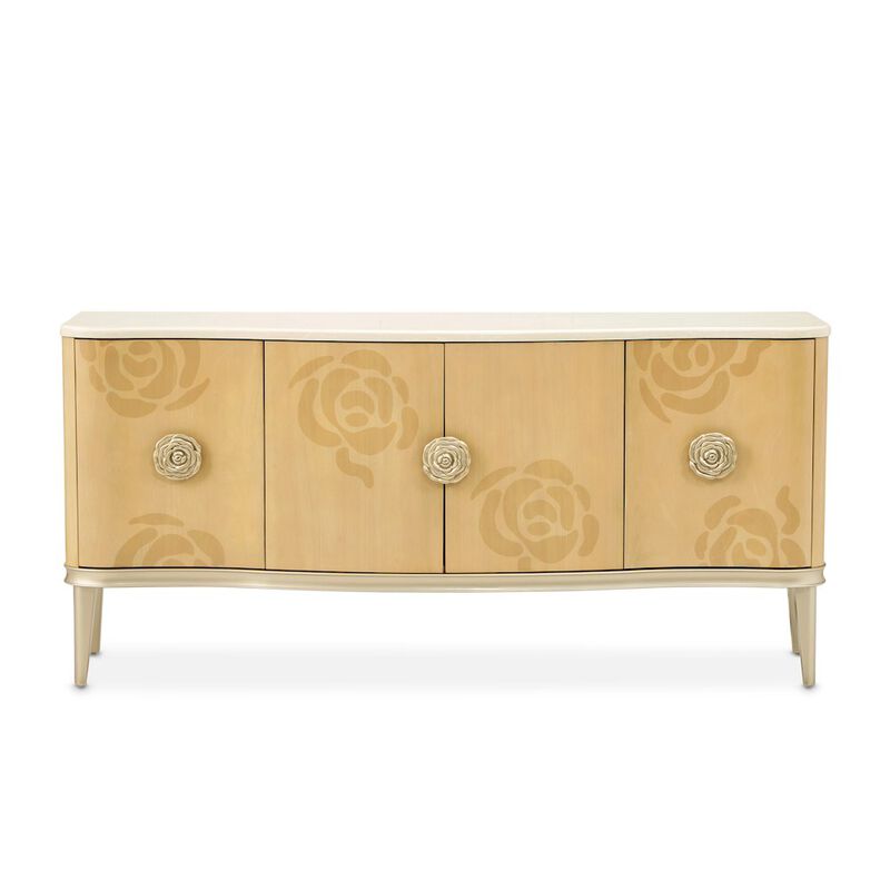 Michael Amini Camellia Field Sideboard - Caramel image number 2