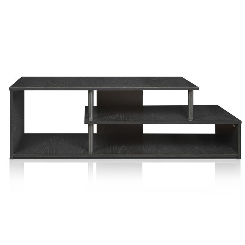 Furinno Furinno 15044BW/BK Econ Low Rise TV Stand, Blackwood