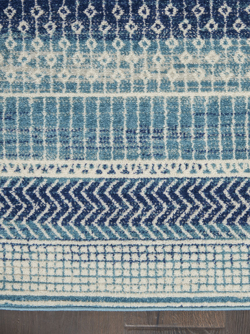 Passion PSN26 Navy/Blue 2' x 6' Rug image number 3