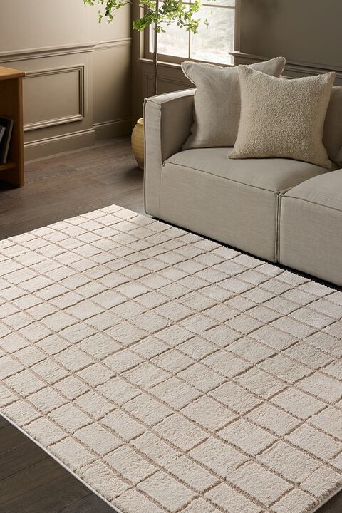 Jaida Anton White 8'10" x 12' Rug by Label J x Jaipur Living