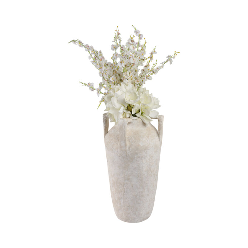 26x15" Paper Mache Handle Vase image number 1