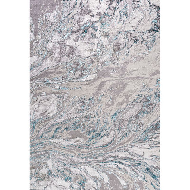 Swirl Marbled Abstract Area Rug