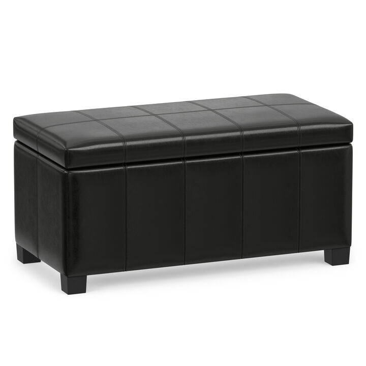 Simpli Home Dover Storage Ottoman Bench